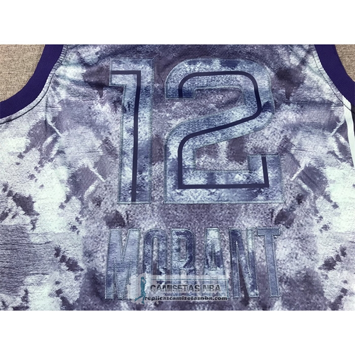 Camiseta Memphis Grizzlies Ja Morant NO 12 Select Series 2023 Azul
